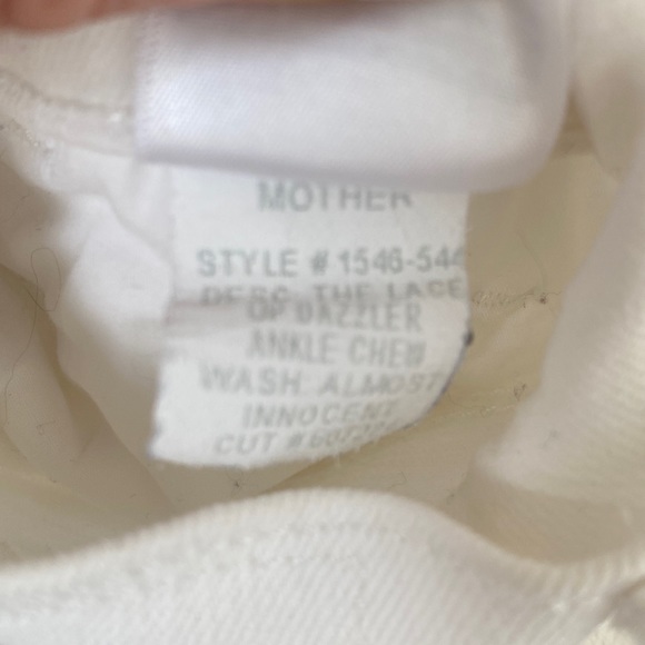 MOTHER denim Dazzler high-rise distressed lace up jeans - Picture 6 of 12